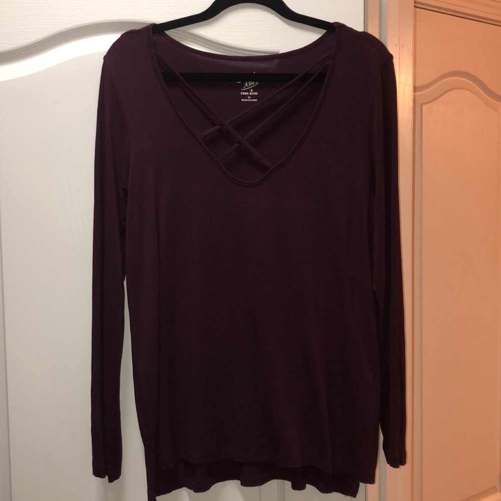 Maroon long sleeve
